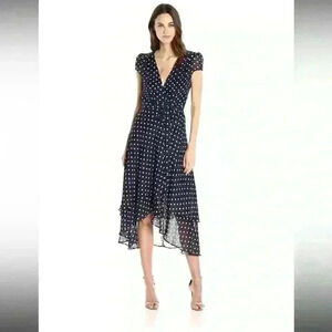 NWOT Betsy Johnson Wrap Polka Dot Dress